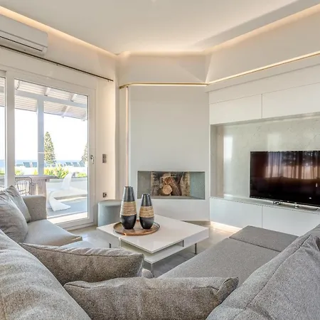 Queen'S Gem Luxury Villa - Heated Jacuzzi & Pool Chersonissos Buitenkant foto