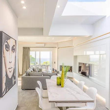 Queen'S Gem Luxury Villa - Heated Jacuzzi & Pool Chersonissos Buitenkant foto