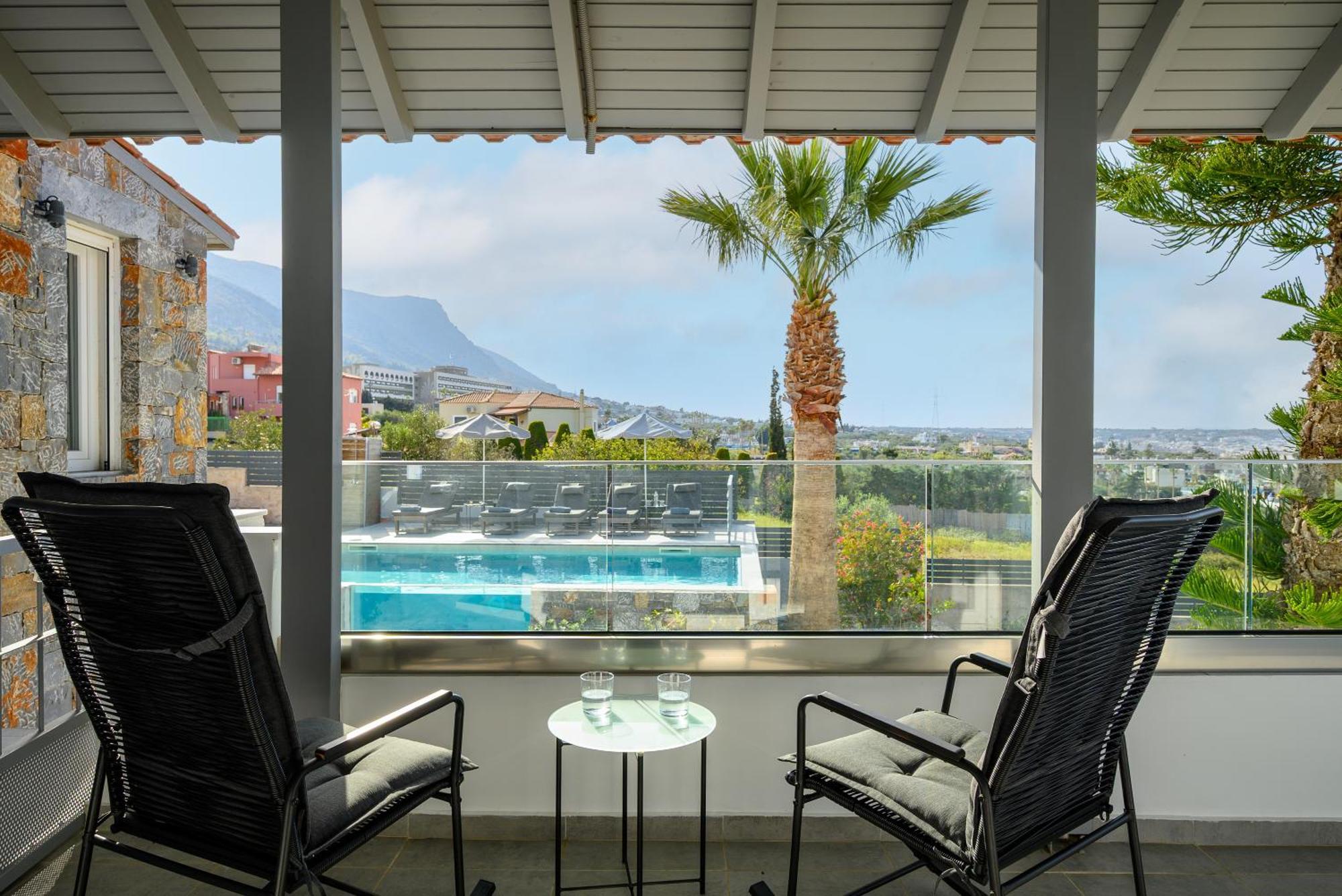 別墅 Queen's Gem Luxury - Heated Jacuzzi & Pool Hersonissos (Crete)